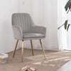 Oppo Suede Accent Chair - Luxe Maple