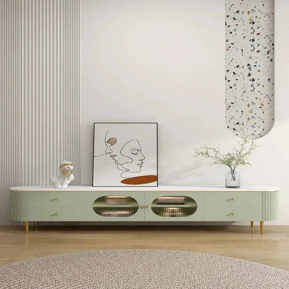 Texo Luxury TV Unit in Green
