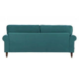 Mosco Straight Line Sofa Set In Suede