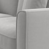 Celio Modern Suede Sectional Sofa