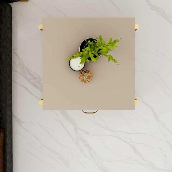 Cripto Side Table in SS Frame.