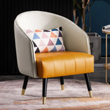 Moderno Upholstered Accent Chair White