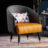Moderno Upholstered Accent Chair Grey